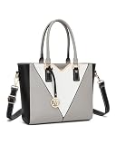 Miss Lulu Borsa Tote Donna Elegante, Borsa Tracolla Donna Grande, Borse a Mano Spalla Con Tracolla Regolabile, Impermeabile