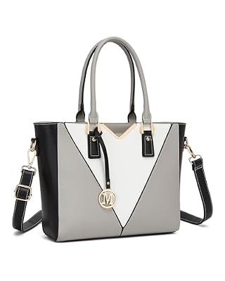 Miss Lulu Borsa Tote Donna Elegante, Borsa Tracolla Donna Grande, Borse a Mano Spalla Con Tracolla Regolabile, Impermeabile