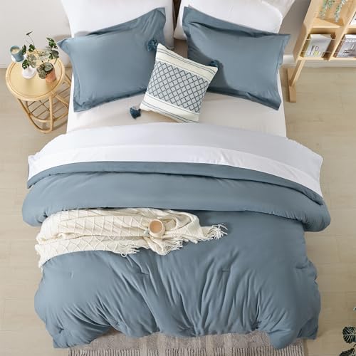 Image of weigelia Twin Comforter Set with Sheets - 5 Pieces Bed in a Bag Twin