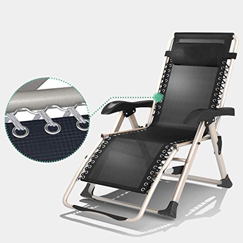 Chaise longue zéro gravité extérieure extra large et pliable