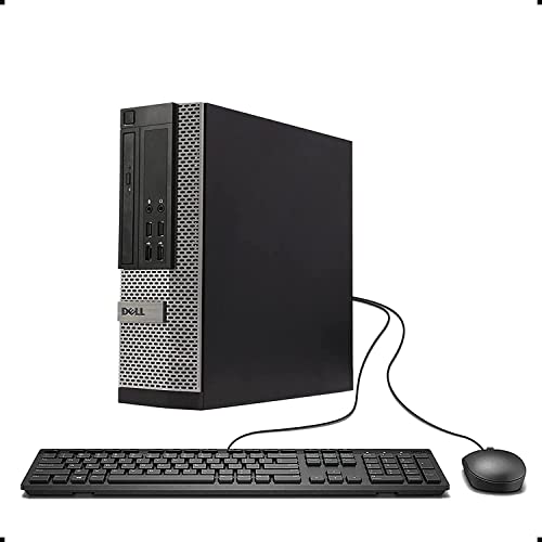 Image of Dell Optiplex 9020 SFF High Performance Desktop Computer, Intel Core i7-4790 up to 4.0GHz, 16GB RAM, 960GB SSD, Windows 11 Pro, USB WiFi Adapter, (Renewed)