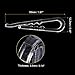 uxcell 100Pcs Durable Plastic Alligator Clips, 1.97