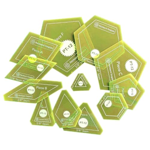 Plantillas acrílicas para acolchado y accesorios de patchwork en manualidades 2