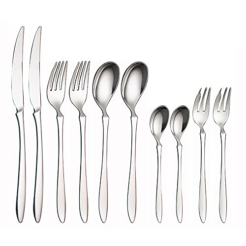 ラッキーウッド　カトラリーセット18-10ディナーセット20PC(5客用) デラックス〉10pc.ペアディナーセット 5-01110-200 | LUCKYWOOD