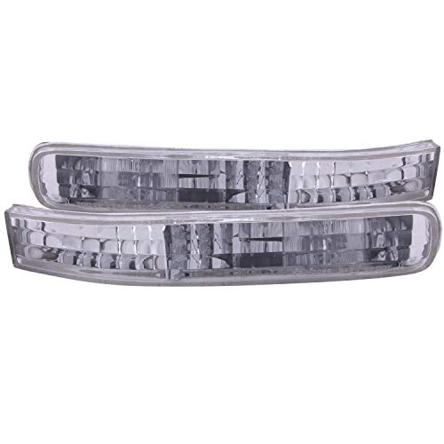 Anzo USA 511007 Honda Accord Chrome Euro w/Amber Reflector Bumper Light Assembly - (Sold in Pairs)