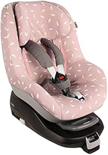 Maxi-Cosi Pearl pokrowiec na fotelik dziecięcy od UKJE również do 2Way Pearl i Pearl Pro Rosa pióra, absorbuje pot i jest miękki dla Twojego dziecka, certyfikat Öko-Tex 100, bawełna nadaje się do recyklingu