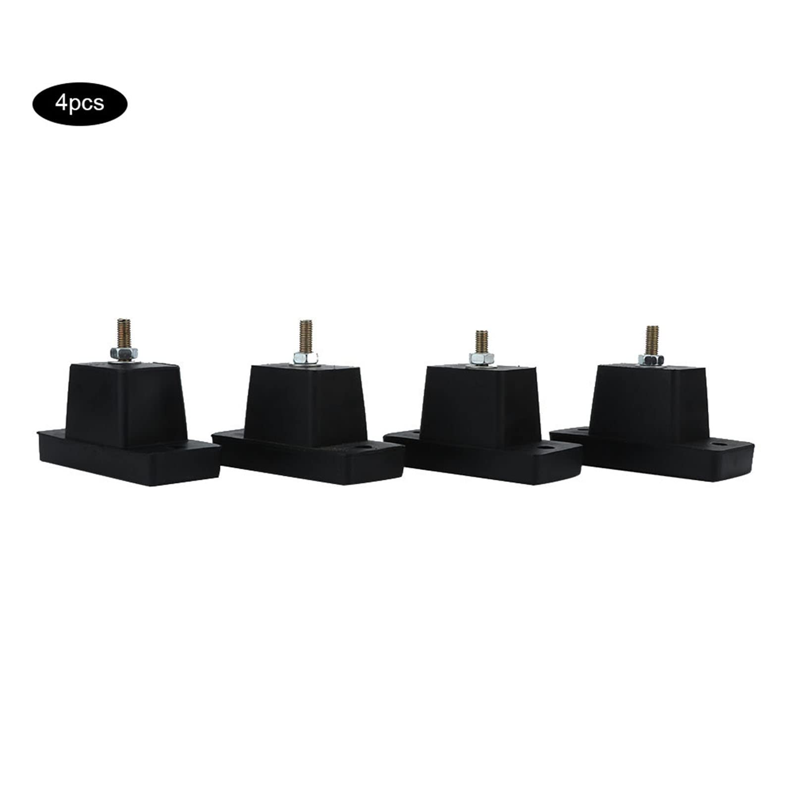 Cyrank Anti Vibration Pads, Generator Vibration Damper Pads Fan Anti Vibration Pads, Fan Damper for Noise Reduction Air Conditioning Condenser Pad for Outdoor Air Conditioning Bracket