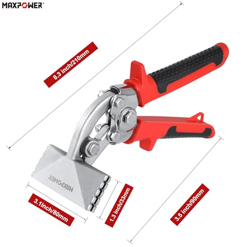 MAXPOWER Sheet Metal Bender, 3-Inch Offset Metal Bender Sheet Metal Hand Seamer for Bending and Flattening Metal, Sheet Metal Bending Tool with Ergonomic Handle by MAXPOWER - Image 2