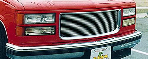 Image of T-Rex 20140 Horizontal Aluminum Polished Finish Billet Grille Insert for GMC Pickup Suburban Yukon