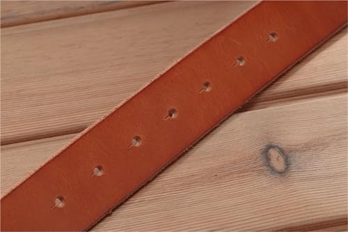 Belt Leather Without Smooth Buckle For Mens Belts Match Buckle 3.8 Cm4