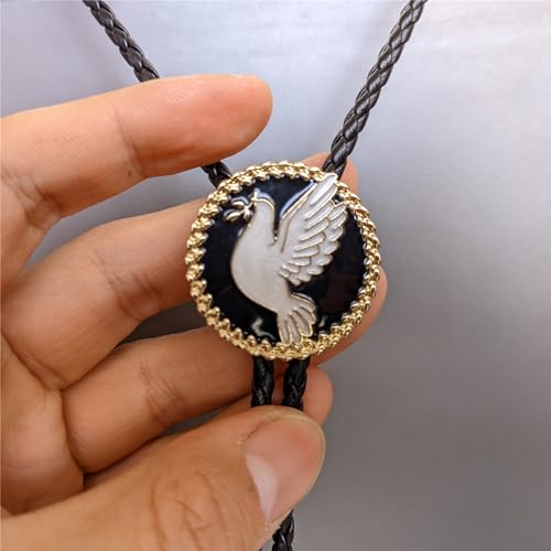 Image of Animal & Plant Bola Tie Bolo Tie Wedding Necklace for Men Women Groomsmen Western Cowboy Necktie