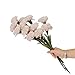 cn-Knight 12pcs Artificial Carnation Flowers,16 Inch Long Stem Clove Pink Faux Flowers,Premium Silk Flowers for Home Decor Centerpiece DIY Wedding Bouquet Supply,Light Pink