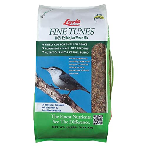 Lyric 2647410 Fine Tunes Wild Bird Food No Waste Mix 15Lbs. Quantity 60