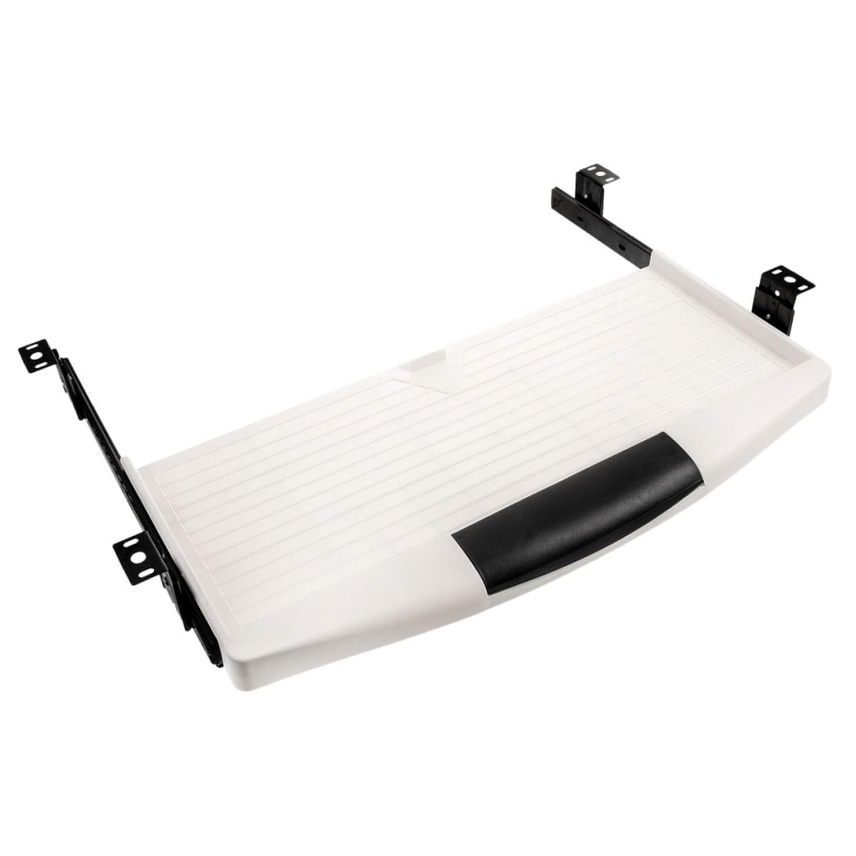 Plateau pour clavier coulissant sous bureau idéal pour organiser un télétravail
