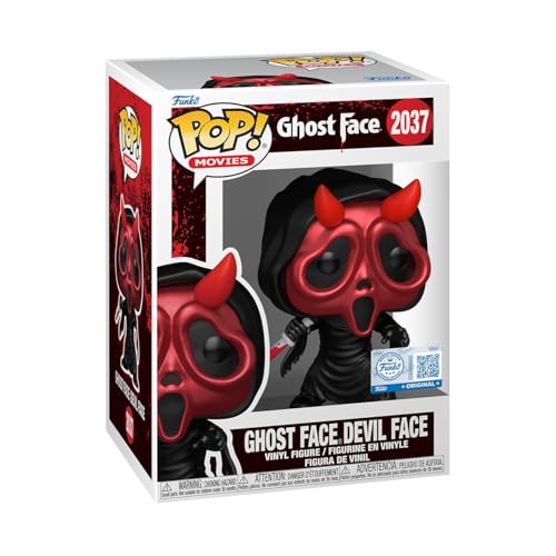 Funko POP! Vinyl: Ghost Face - Devil Mask - Metallic - Esclusiva Amazon - Figura in Vinile da Collezione - Idea Regalo - Merchandising Ufficiale - Giocattoli per Bambini e Adulti