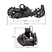 HXYIG 1x10 Speed Derailleurs Shifter Groupset Bike Crankset 11-50T Cassette Flywheel 10 Speed Chain for Mountain Bike