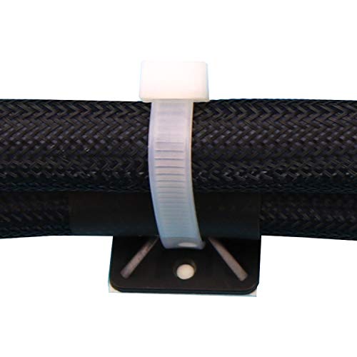 200 AdhesiveBacked Zip Tie Anchors by APTronix. Heavy Duty