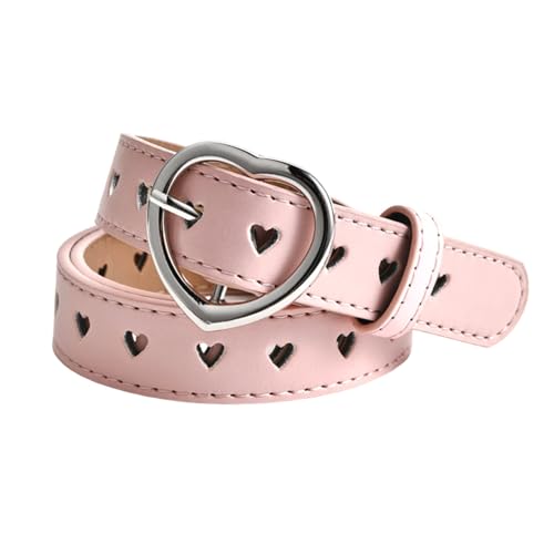 Retro Y2K Star Genuine Leather Belts Goth Punk Rock Waist Belt for Jeans & Dresses