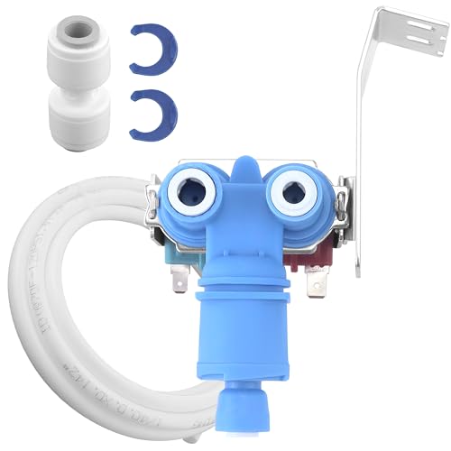 W10408179 W10179146 IMV708 Refrigerator Water Inlet Valve Compatible for Whirl-pool Ken-more Fridge PD00002943 2188622 2205762 2304757 Parts by MIFLUS