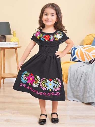 Vestido Mexicano Tradicional para Niñas 7-8 años miniatura 2