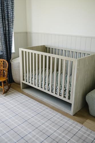 Image of Southwest Aztec Muslin Crib Sheet by Mebie Baby, Soft and Breathable Bed Sheets for Babies, Modern Neutral Bedding for Cribs, Standard Crib Mattress Fitted Sheet, Great for Boy or Girl Room