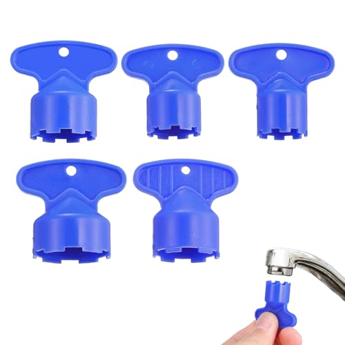 WOLMIK Llaves de grifo – 5 piezas de aireadores de extracción con 5 tamaños M16.5, 18.5, 21.5, 22.5, 24 para caché, color azul