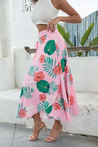 Image of Cromoncent Matching Hawaiian Outfits for Family, Dad and Son Matching Luau Beach Tropical Shirts Mommy Daughter Tropical Sets