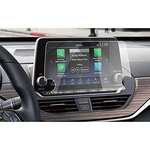 R RUIYA Car Navigation Screen Protector for 2021 N issan Rogue S SL SV 8-Inch GPS Navigation LCD Display Tempered Glass Touch Screen Compatible for Nissan Accessories