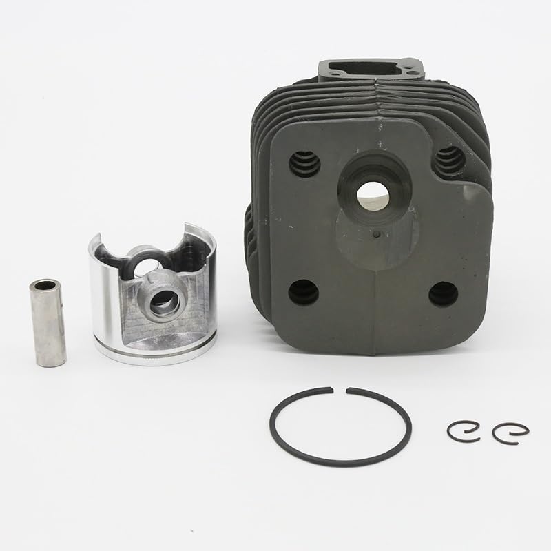 Części ogrodowe Otwór 48MM 50MM i 52MM zestaw cylindrów Poston pasuje do HUSQVARNA 61 268 272 272K 272XP części silnika piły łańcuchowej 503758172 narzędzia Części ogrodowe (Color : HUS268 50MM)