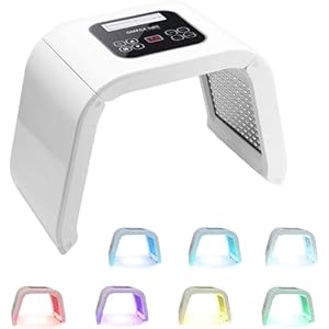 LED Face Light, 7 Color LED Facial Lamp, LED Face Mask, SPA