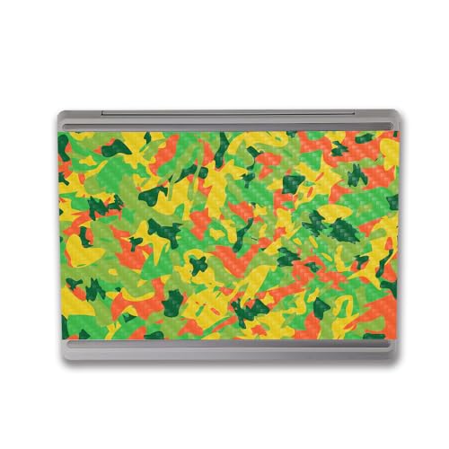 Image of MightySkins Carbon Fiber Skin Compatible with Microsoft Surface Laptop Go 3 (2023) Full Wrap Kit - Spring Camouflage | Protective, Durable Textured Carbon Fiber Finish | Made in The USA