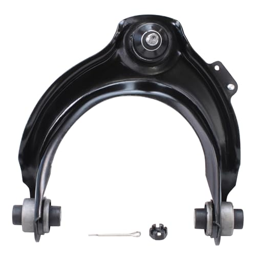 Image of Detroit Axle - 4pc Front End Suspension Kit for 2003-2007 Honda Accord, 2004-2008 TSX, 2 Upper Control Arms w /Ball Joints 2 Stabilizer Sway Bar Links 2005 2006 Replacement