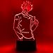 Otaku Lamps Jujutsu Kaisen - Satoru Gojo (Hidden Inventory) Anime Night Light, 16 Color RGB LED – Gift for Otaku