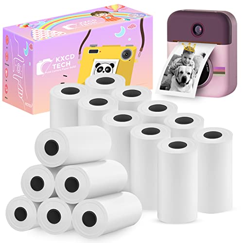 15 Rolls Kids Print Camera Paper Refill, for Most Kids Print Camera Masterbee/ESOXOFFORE/VTech...