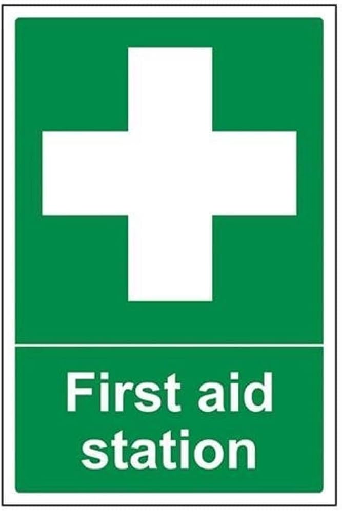 VSafety 31011AX-R'First Aid' Segnale Paesaggio, 300 mm x 100