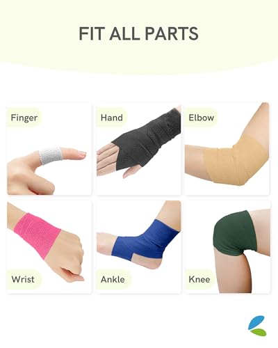 Image of FriCARE Self Adhesive Bandage Wrap, Medical Tape in First Aid Kit