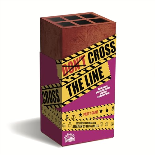 Cross The Line – Juego de Mesa Adulto con 440 Dilemas Extremos y Divertidos | Party Game de Humor y Debate Picante para Fiestas, Reuniones y Amigos +16 años, 3+ Jugadores (Linguagem Português)