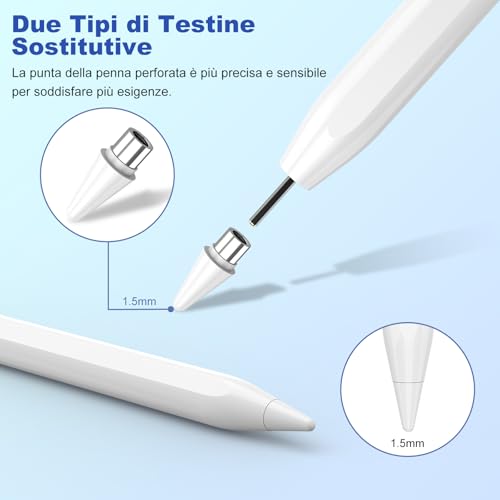 KBCASE Stylus Pens for Samsung, Tablet Stylus Pen with 15min Fast Charge & Magnetic Adsorption Compatible with Samsung/Android/Lenovo/Honor/Huawei/XiaoMi/Vivo, Perfect for Drawing, 3 Tips - Image 6