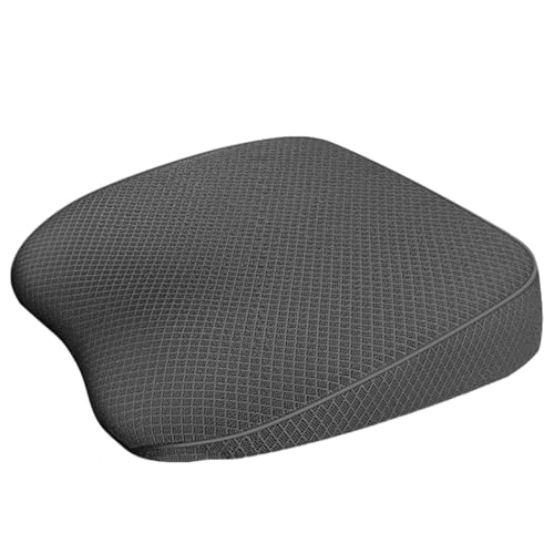 Rehausseur de siège auto pour adulte - Coussin de siège de voiture de 3,2 pouces d'épaisseur Support de taille universel - Coussin ergonomique en mousse à mémoire de forme pour améliorer l'angle de