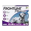Frontline plus flea and tick treatment for large dogs up to 45 to 88 lbs 3 treatments  urban country home decor