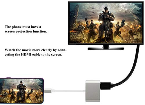Câble USB C vers HDMI VGA 4K - Affichage Double Écran Fluide et Simultané