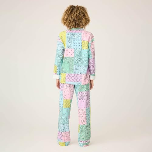 PJ Salvage Women's Flannel Pajama Set with Headband4