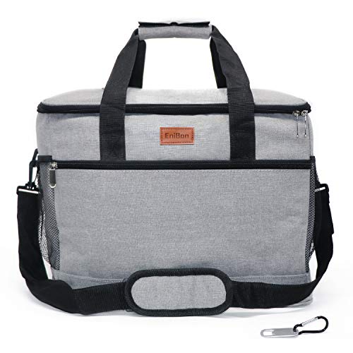 ENIBON Collapsible Cooler Lunch Bag, 30L Portable Insulated Cooler Bags with Easy-Opening Design