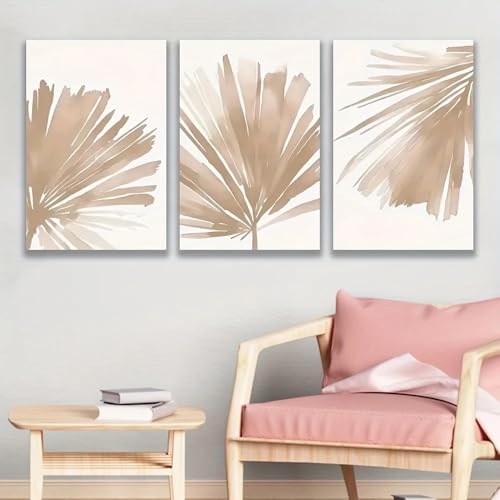Affiches de decoration interieure style boheme avec peinture decorative de palmier 60 x 85 cm