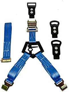 N-Fab BM1TSBL Rapid Tire Strap Universal Bed Mount Gloss Blue,Gloss Black