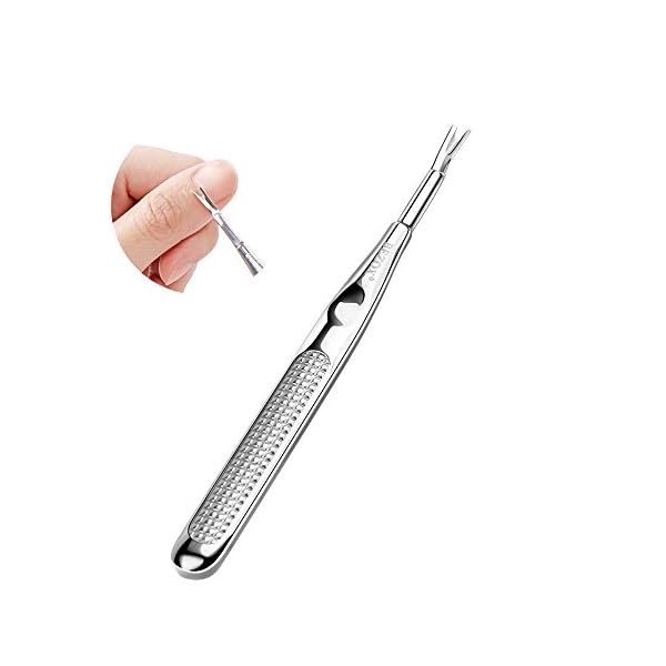 BEZOX 2 PCS Nagelhautschieber, 2 in 1 Profi Nagelschieber Spatel Pusher - Edelstahl Metallspatel Cuticle Pusher für… – Bild 7