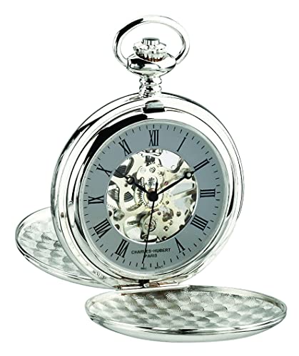 Charles-Hubert DWA064 Double Hunter Case Mechanical Pocket Watch