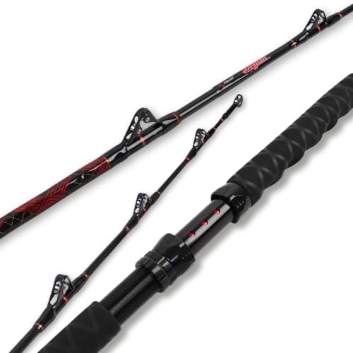 Caña de Pescar Fiblink Modelo DE 6 pies Trolling Negra