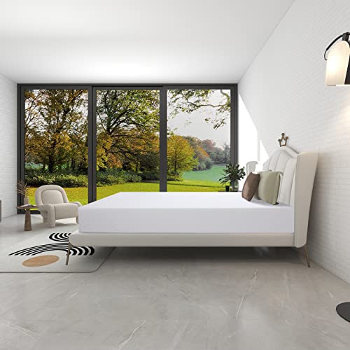 Opoiar-12-Inch-King-Size-Mattress-Memory-Foam-King-Bed-Mattress-in-A-Box-Bed-Mattress-for-Bunk-Bed-Medium-Firm-Cooling-Green-Tea-Gel-Infused-Pressure-Relieving-Certipur-Us-Certified-White