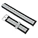 20 mm Uhrenarmband, bequeme Passform, hohe Elastizität, atmungsaktiv, verstellbares Silikon-Uhrenarmband für Amazfit GTS 3 Uhr Schwarzgrau